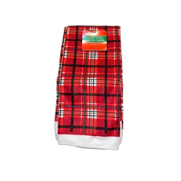 KITCHEN Christmas Linen Dish Towel set of 2 sku10 - Picture 1 of 1